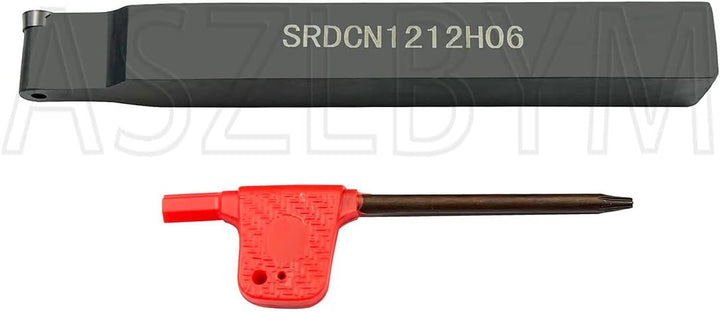 ASZLBYM 11 Stück RCMT060204 MO Wendeschneidplatten-Fräseinsätze Klingenfräser mit 1/2 "/ 12 mm SRDCN