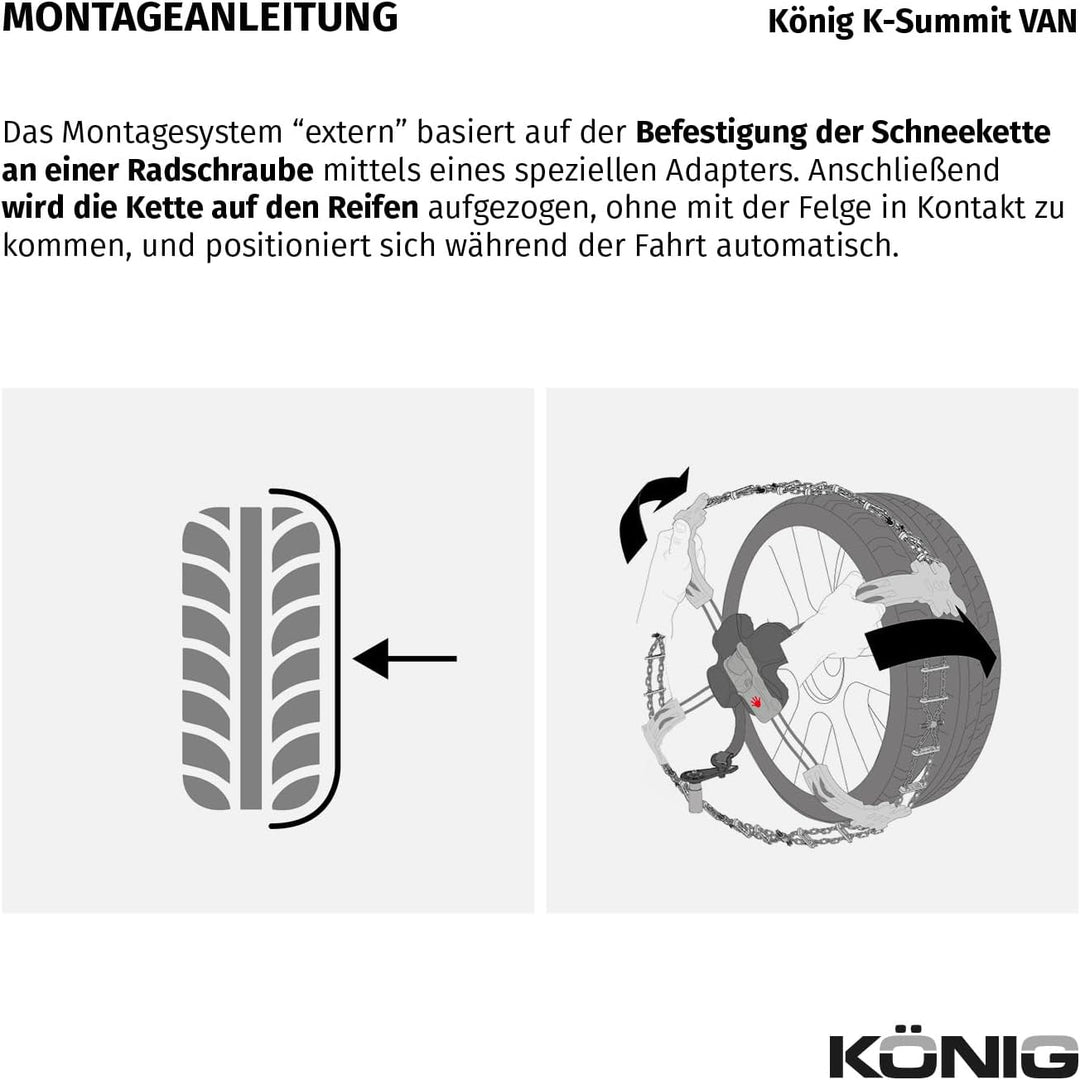 KÖNIG K-Summit VAN K87 - Schneeketten, VAN K87