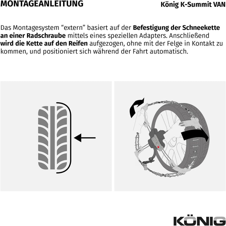 KÖNIG K-Summit VAN K87 - Schneeketten, VAN K87