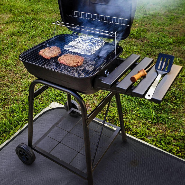 Feuerfeste Unterlage | 60×105cm Faltbare Hitzeschutzmatte | Bodenschutzmatte | Grillmatten | Bodenma