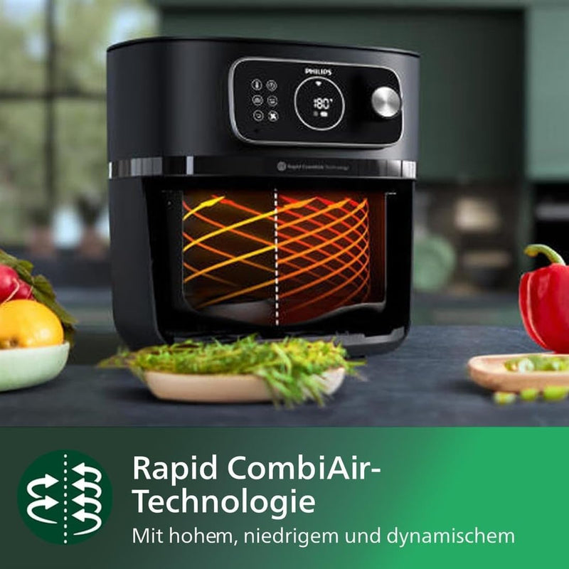 Philips Airfryer Combi 7000 Serie XXL - 8,3 l (2 kg), 22-in-1-Airfryer, WiFi-Verbindung, automatisch