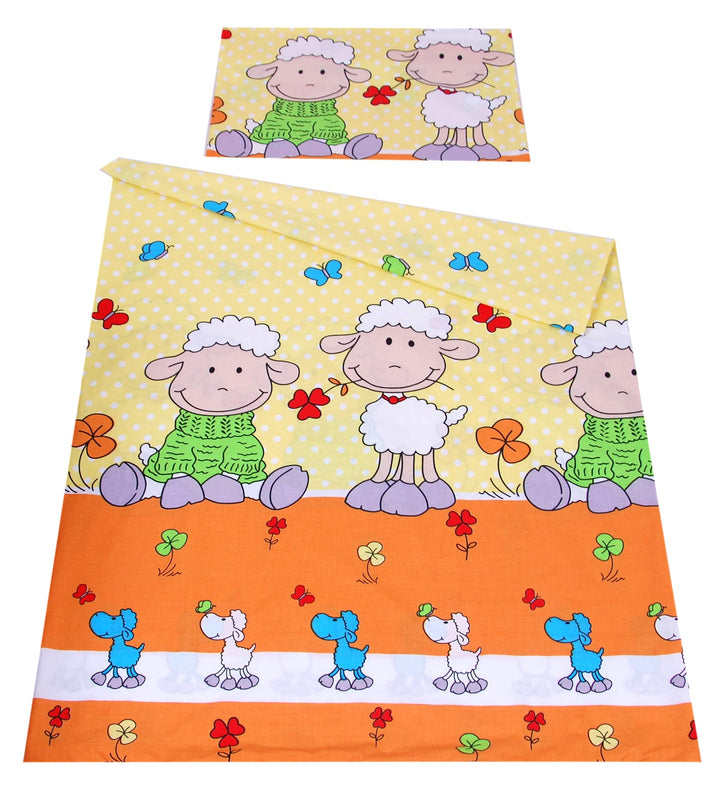 Babylux Bettwäsche Bezug 2 TLG. 100 x 135 cm / 90 x 120 cm Kinderbettwäsche Kind Bettset Baby Babybe
