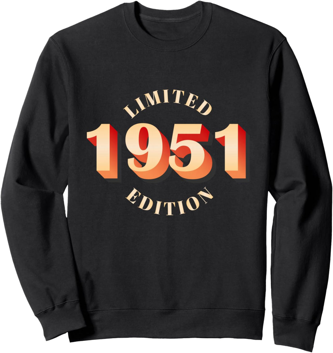 73. Geburtstag Mann Frau 73 Jahre 1951 Deko Lustig Geschenk Sweatshirt