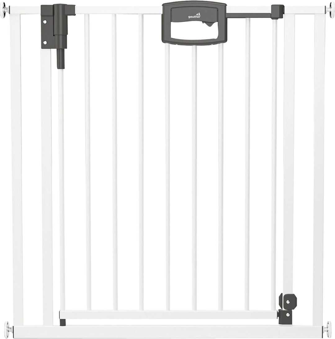 Geuther 4791+ Easylock Plus Türschutzgitter, TÜV/GS zertifiziert, Treppenschutzgitter (68 cm - 76 cm