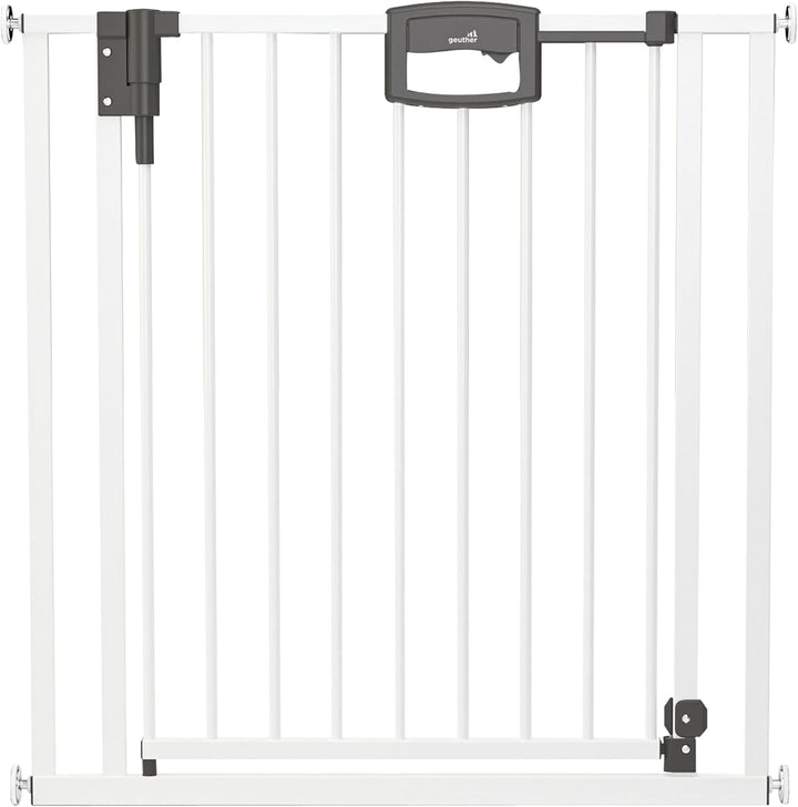 Geuther 4791+ Easylock Plus Türschutzgitter, TÜV/GS zertifiziert, Treppenschutzgitter (68 cm - 76 cm