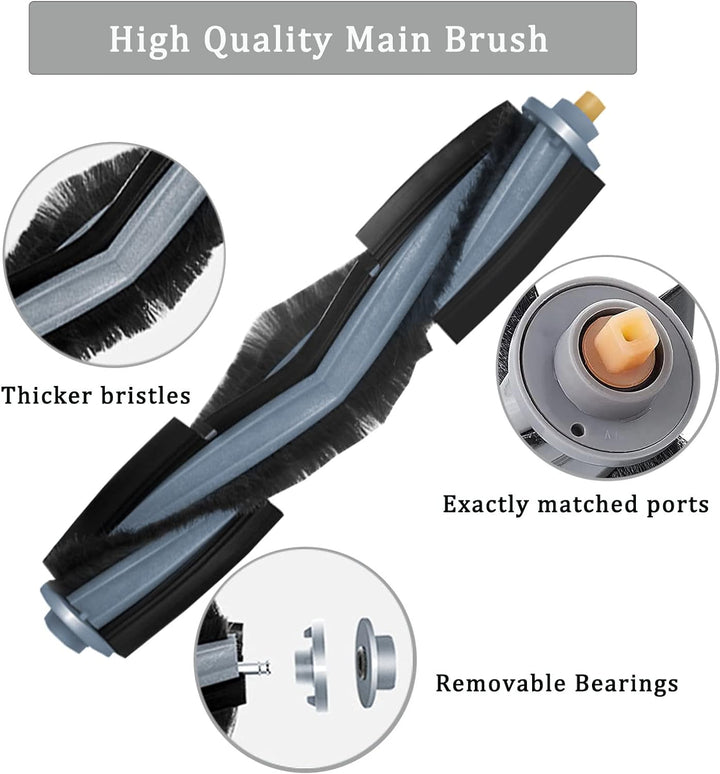 AiLomey Zubehör für Ecovacs DEEBOT X1 Omni, Ersatzteile für Ecovacs Deebot X1 Turbo Staubsauger, 1 H