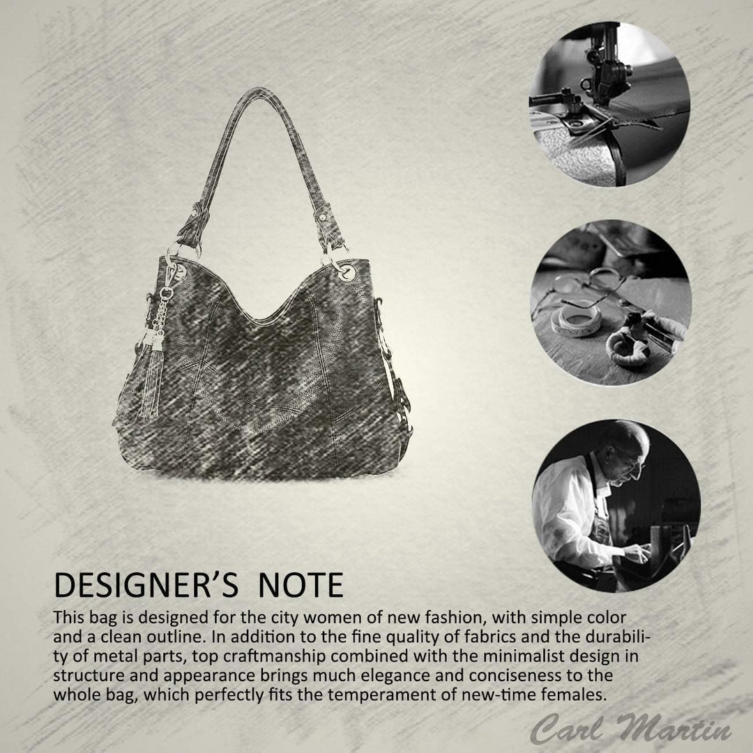 NICOLE &amp; DORIS Damen handtasche Umhängetasche mit grosser Kapazität Weiche Ledertasche shopper Neue