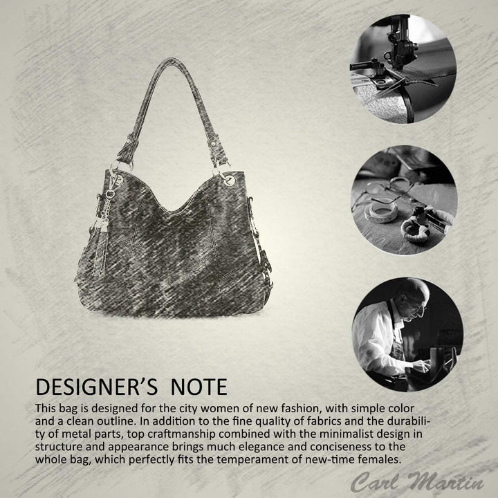 NICOLE &amp; DORIS Damen handtasche Umhängetasche mit grosser Kapazität Weiche Ledertasche shopper Neue