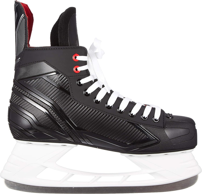 Bauer Jungen Pro Skate Feldhockeyschuhe 36 EU Schwarz Schwarz Weiss Rot Si 900, 36 EU Schwarz Schwar