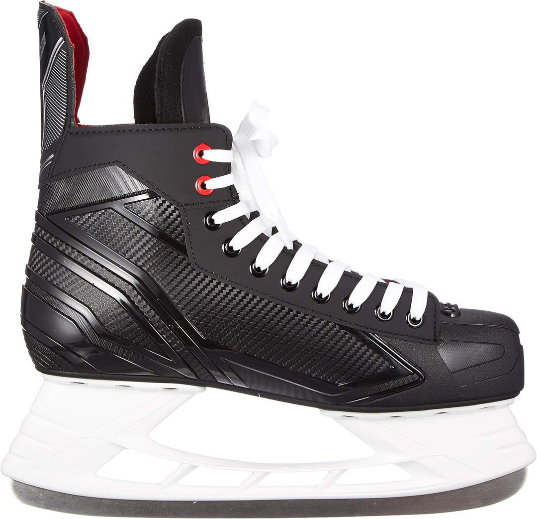Bauer Unisex-Kinder Pro Skate Feldhockeyschuhe 38.5 EU Schwarz Schwarz Weiss Rot Si 900, 38.5 EU Sch