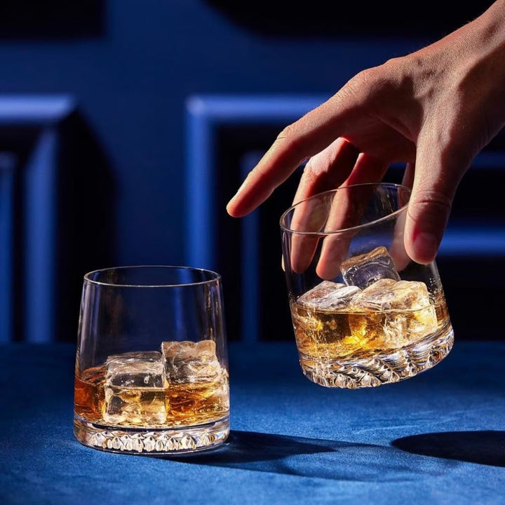 KIAPPO Whiskygläser - Gläser - Kristallgläser - Whiskybecher-Set - Gläser &amp; Trinkgeschirr - Cocktail