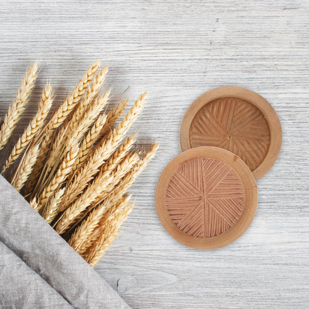 TOYANDONA Handmühle für Getreide und Weizen mit Holzbehälter Manuelle Schälmühle für Körner und Reis
