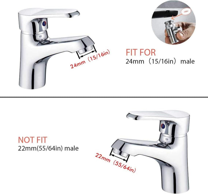 Handbrause, handgehaltenes Bidet-Toilettensprühgerät mit Dual-Modus (Jet/Stream) - mit Wasserhahnspe