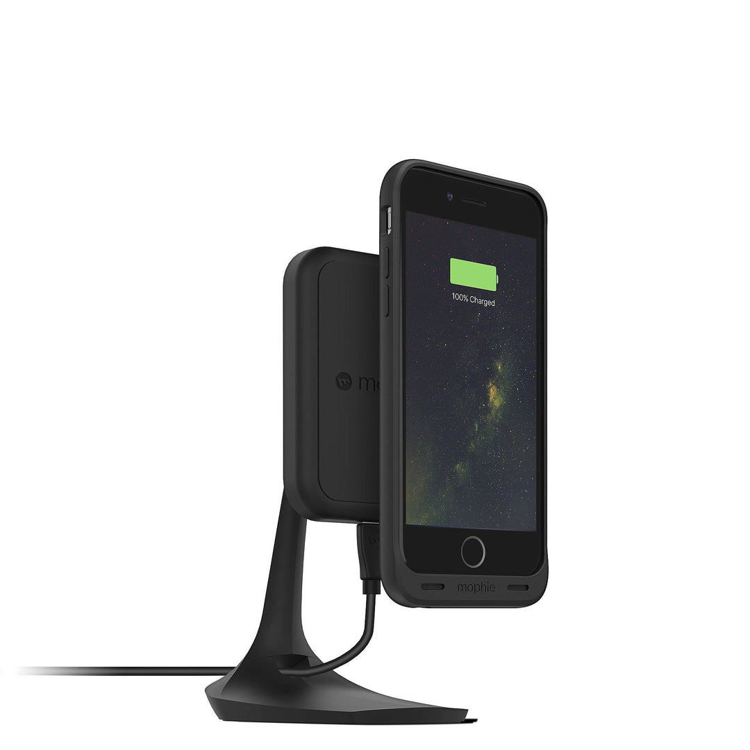 Mophie Charge Force Desk Mount mit kabelloser Aufladung, schwarz, Desk Mount