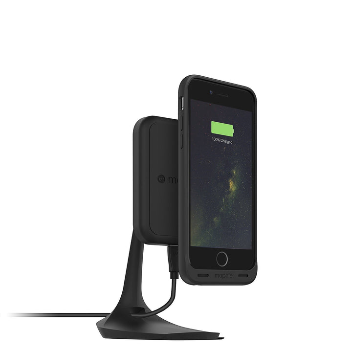 Mophie Charge Force Desk Mount mit kabelloser Aufladung, schwarz, Desk Mount