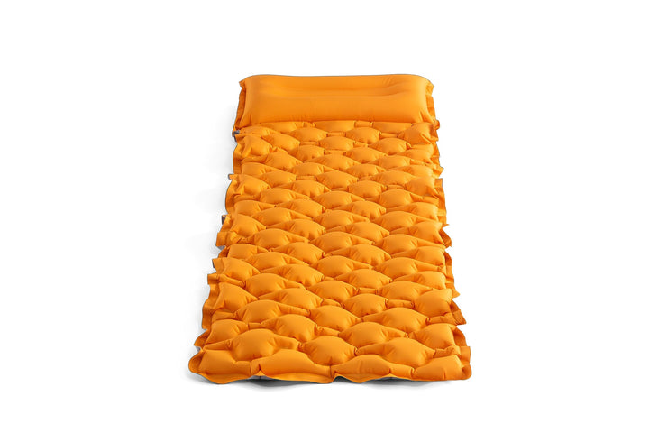 INTEX Aufblasbare Camping Matratze für 1 Personen mit Kopfkissen (191x71x11 cm) max. 136 KG – Isomat