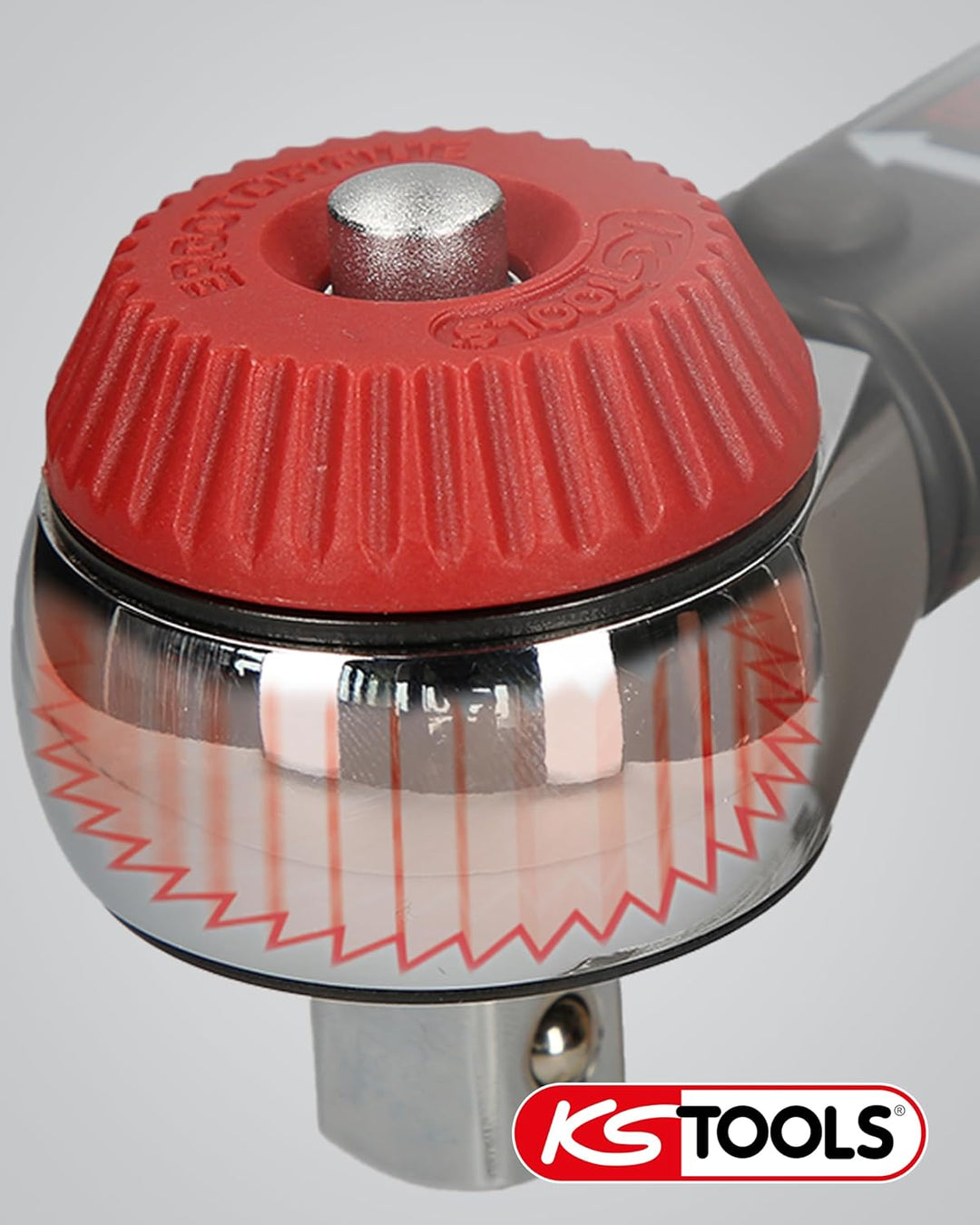 KS Tools 516.1472 1/2" ERGOTORQUEprecision Ratschen-Drehmomentschlüssel Drehknopf, 60-320Nm