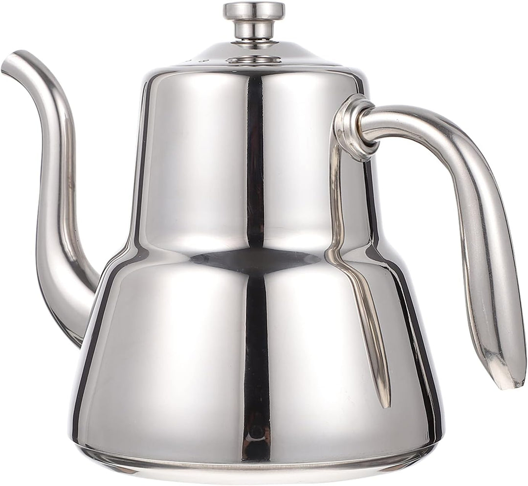 HEMOTON Kaffeetasse Edelstahl Teekanne mit Siebeinsatz Teekessel Wasserkocher Wasserkessel Induktion
