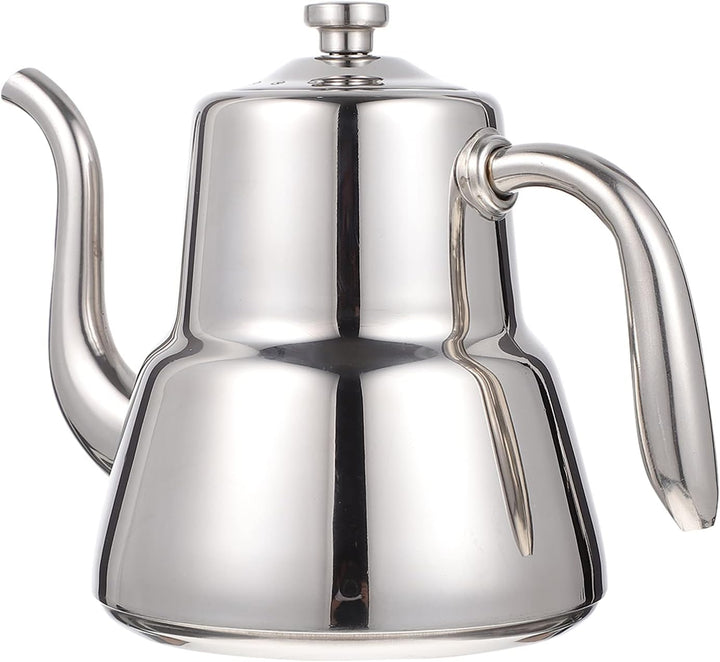 HEMOTON Kaffeetasse Edelstahl Teekanne mit Siebeinsatz Teekessel Wasserkocher Wasserkessel Induktion