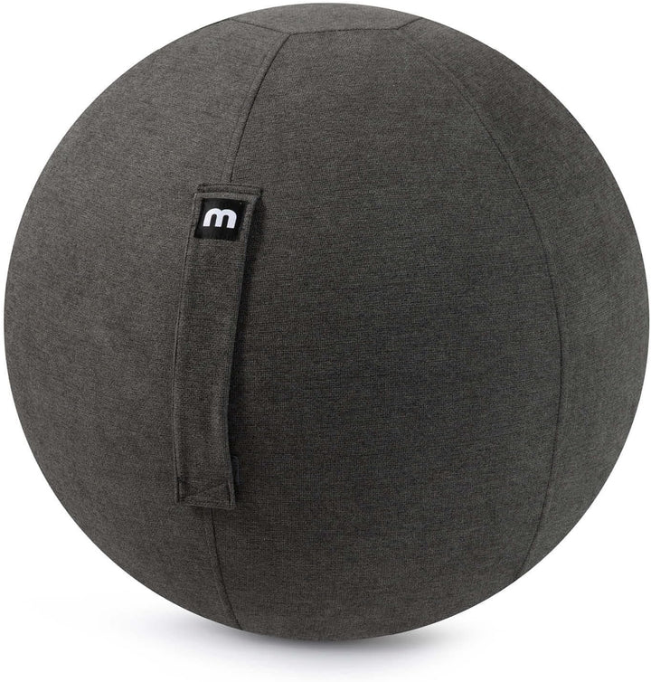 mokebo Stoff Sitzball Büro ergonomisch 'Der Sportliche' Gymnastikball Schwangerschaft mit Pumpe, Pez
