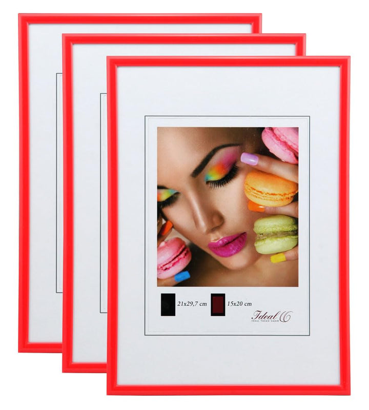 IDEAL TREND New Lifestyle Set Bilderrahmen Wanddeko Collage Poster Rahmen 2er 3er 5er Pack: Farbe: 3
