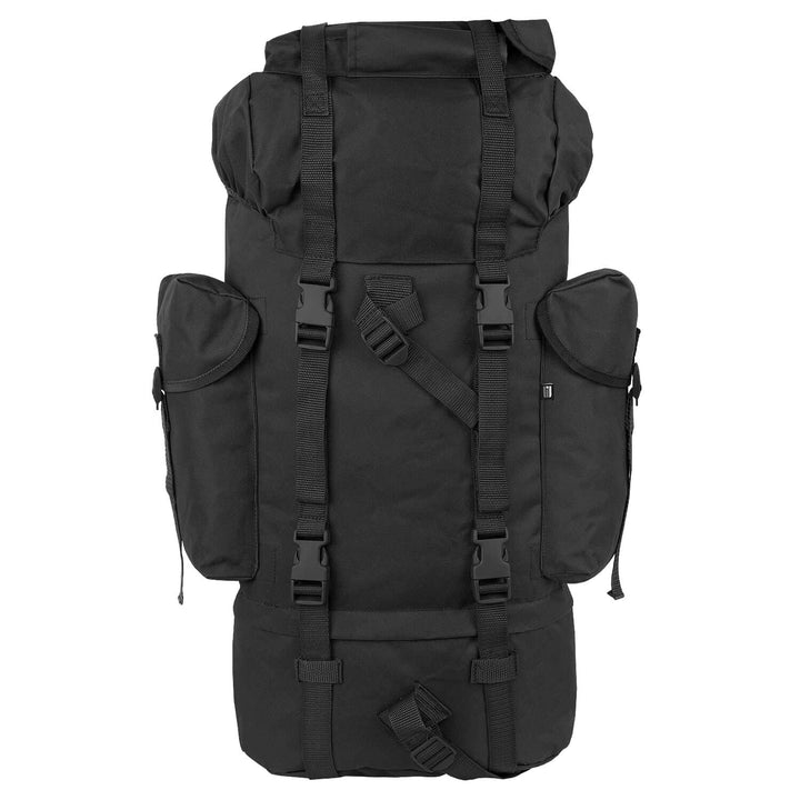 Bundeswehr Kampfrucksack 65 Liter Modell BW Rucksack Schwarz, Schwarz