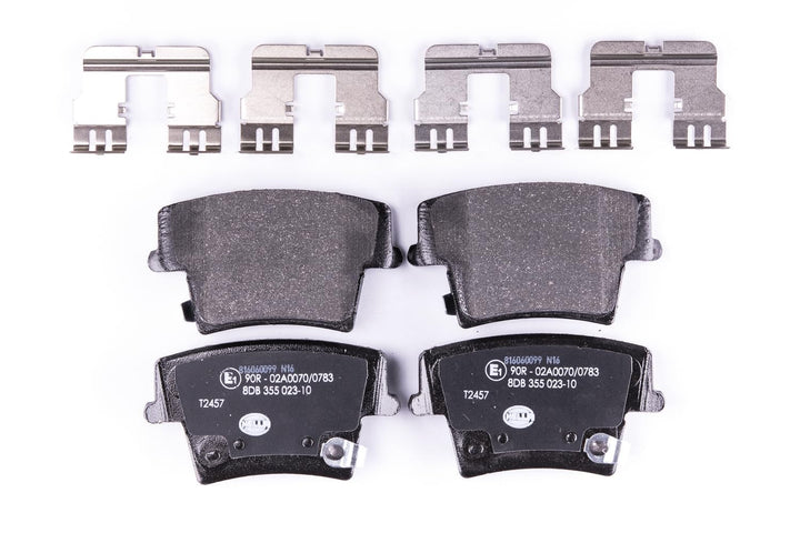 HELLA PAGID 8DB 355 023-101 Bremsbelagsatz - T2457 - Dicke/Stärke: 17.8mm - mit akustischer Verschle