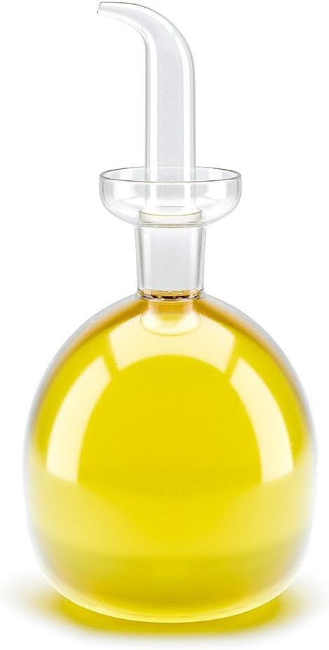 balvi - Basics Ölspender aus durchsichtigem Glas und einem Fassungsvermögen von 500 ml. Mit Tropfsch