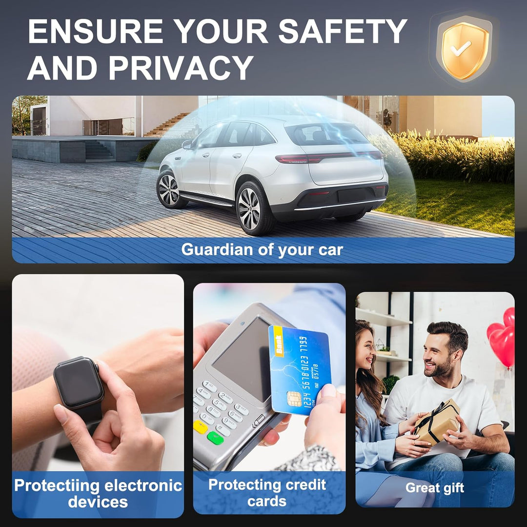 lanpard Keyless Go Schutz Autoschlüssel Box, Keyless Go Schutz Faraday Box für Sicheren Schutz, Kred