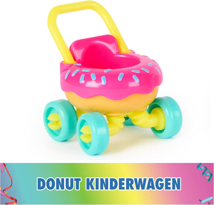 DreamWorks GABBY'S Dollhouse - Kitty Care Figuren Set, Gabby mit 2 Katzenfiguren und Kinderwagen, ab