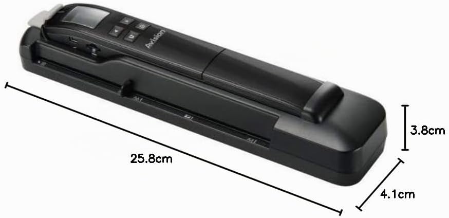 Avision MiWand 2 Wi-Fi PRO - A4 Mobiler WiFi Hand-Scanner inkl. A4 Papiereinzug - USB 2.0, 000-0783D