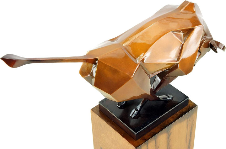 Moderner Stier von Martin Klein - Limitierte Bronzefigur - Bulle/Taurus/Börsenbulle - Tierskulptur -