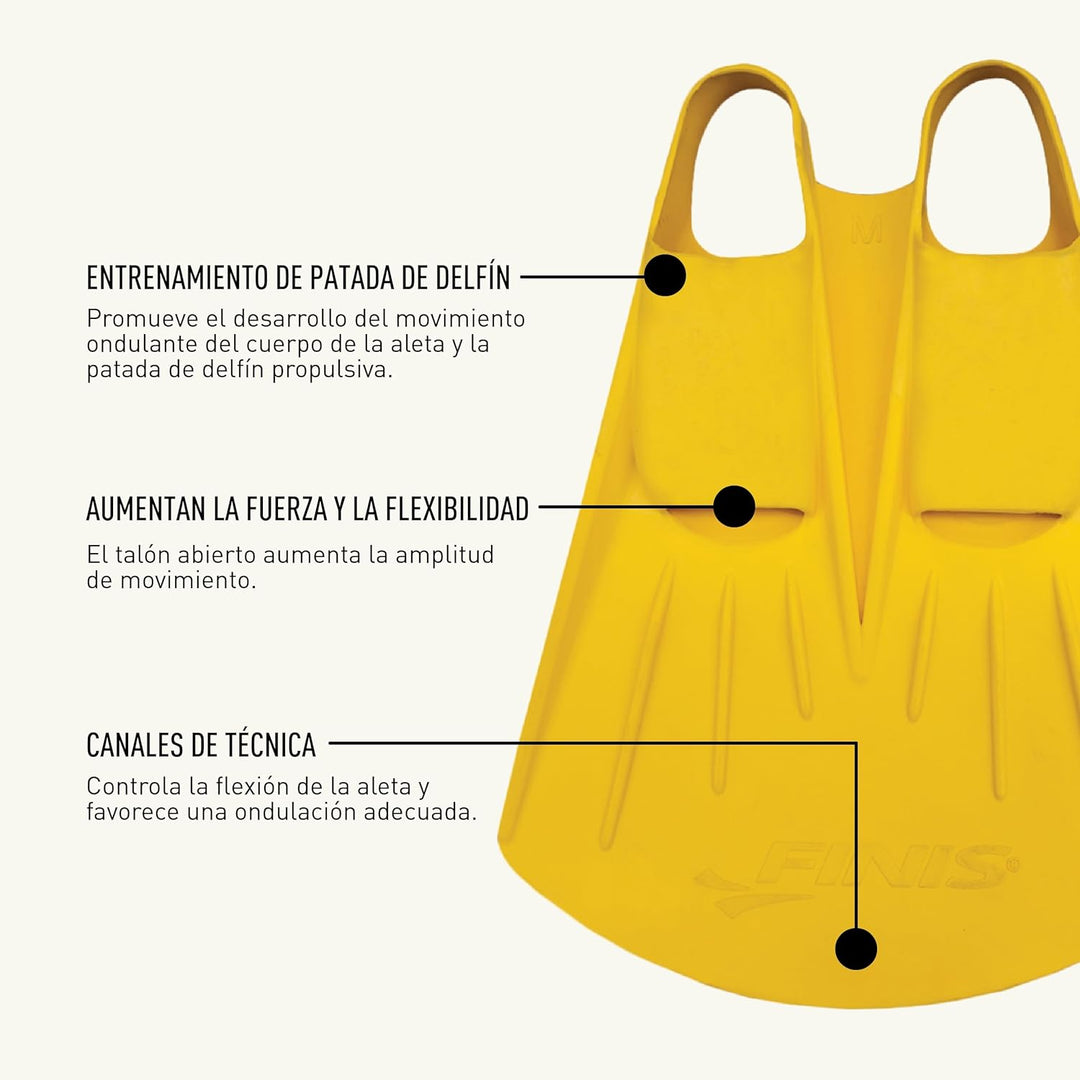 Finis Training Monofin (US) L: 10.5-13, F: 12-15.5 yellow, (US) L: 10.5-13, F: 12-15.5 yellow