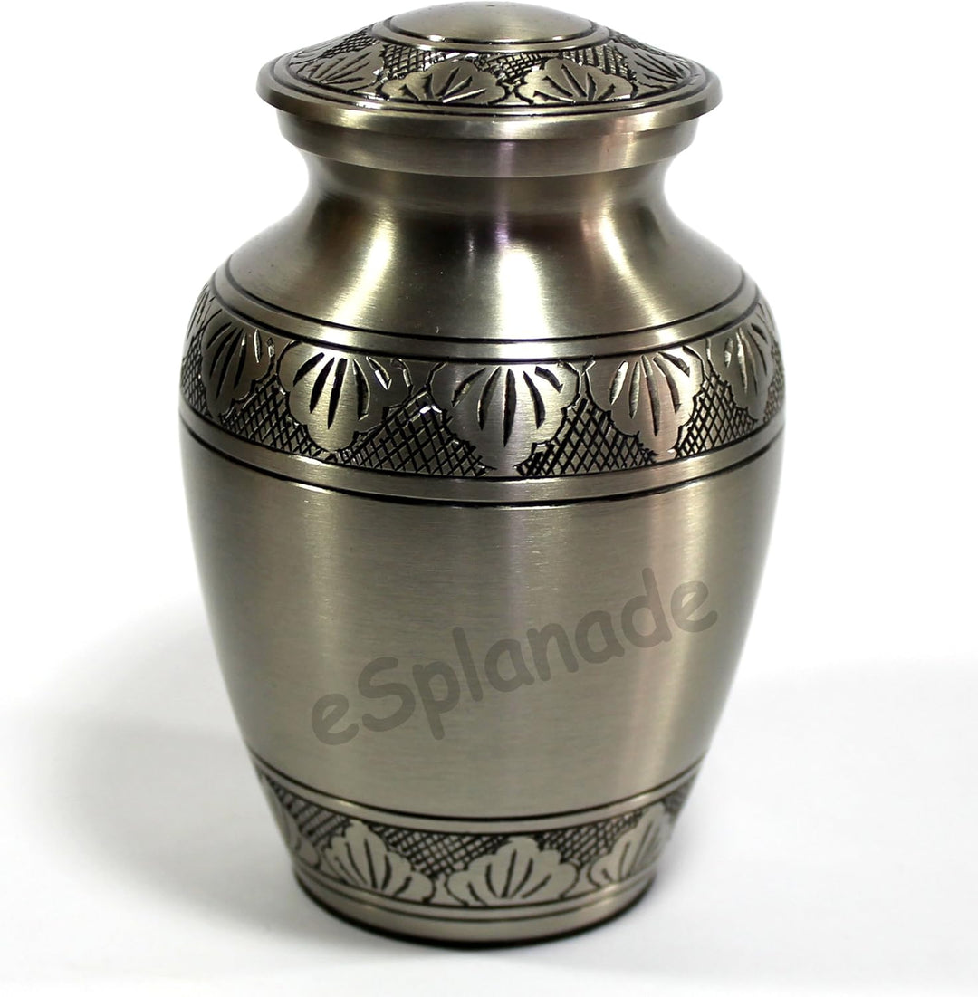 eSplanade Metall-Urnen-Gedenkglas-Behälter (Zinn), Zinn