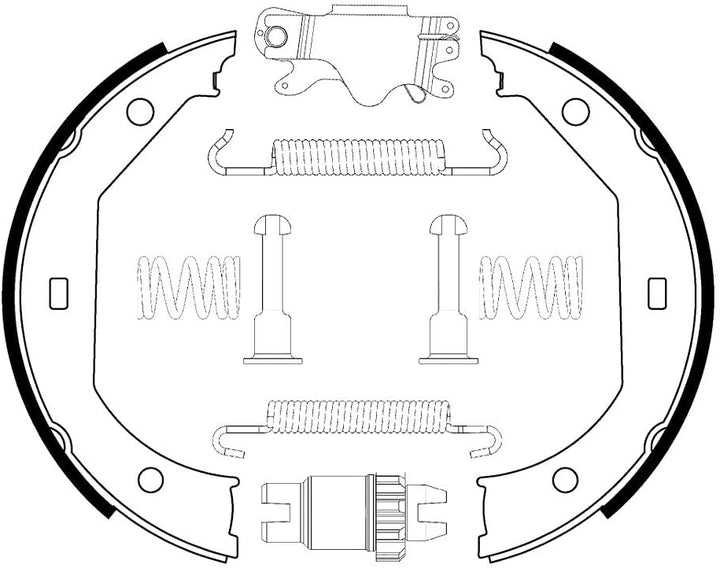 Bosch Bremsbackensatz, Feststellbremse 0 204 113 806