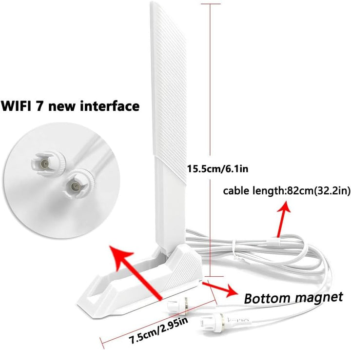 WiFi 7 WLAN-Antennenkabel für ASUS ROG Strix B850, ROG Strix B860, ROG Strix Z890, ROG Strix X870, R