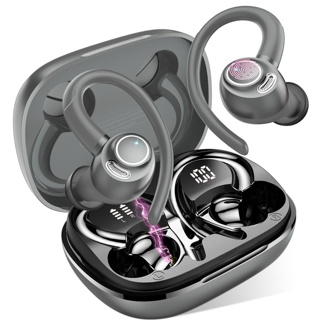 Bluetooth Kopfhörer Sport, in Ear Kopfhörer Kabellos Bluetooth 5.3 mit HD Mic, Herausragender Sound,