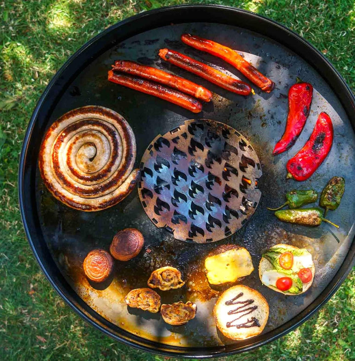 Grillrost.com Das Original 60er Feuerplatte - 4mm stark - Qualität Made in Germany - für alle 60er K