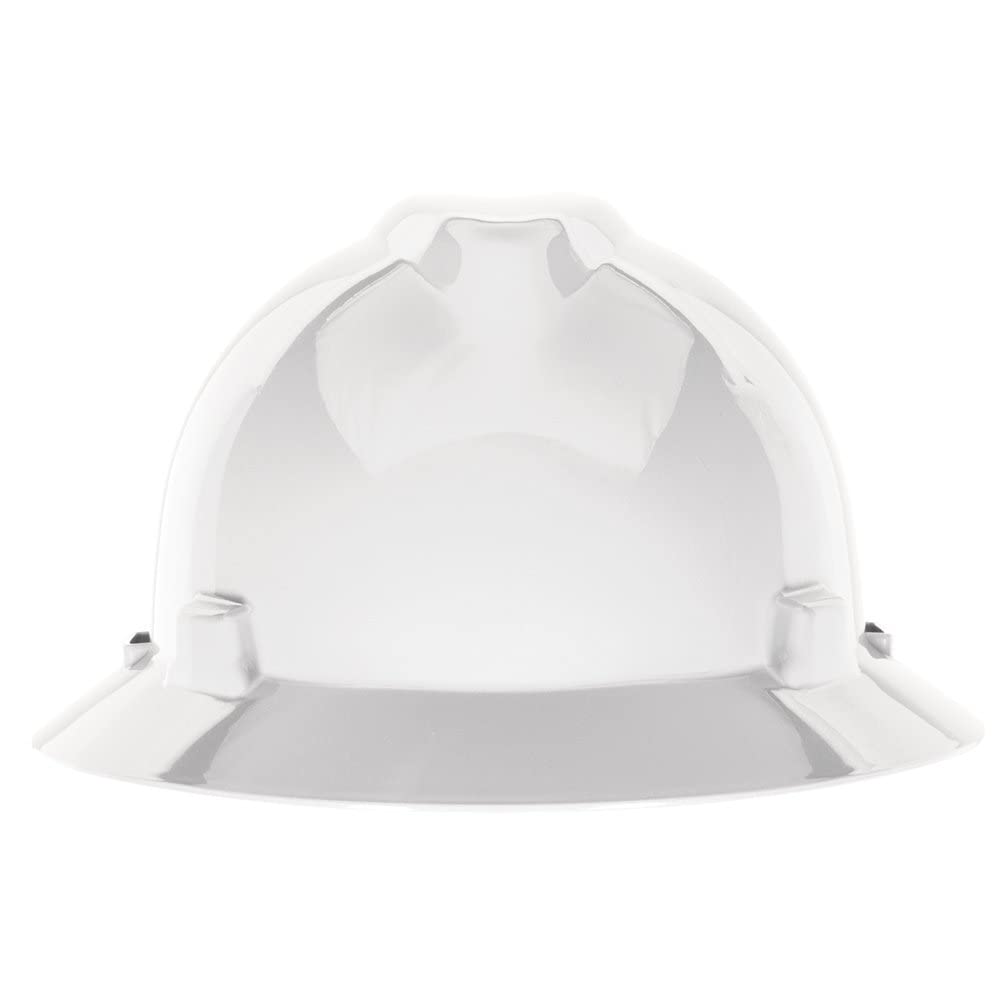 MSA 454733 V-Gard Vollkrempe Hard Hat mit Staz-on Pinlock Aufhängung | Polyethylen-Schale, überlegen