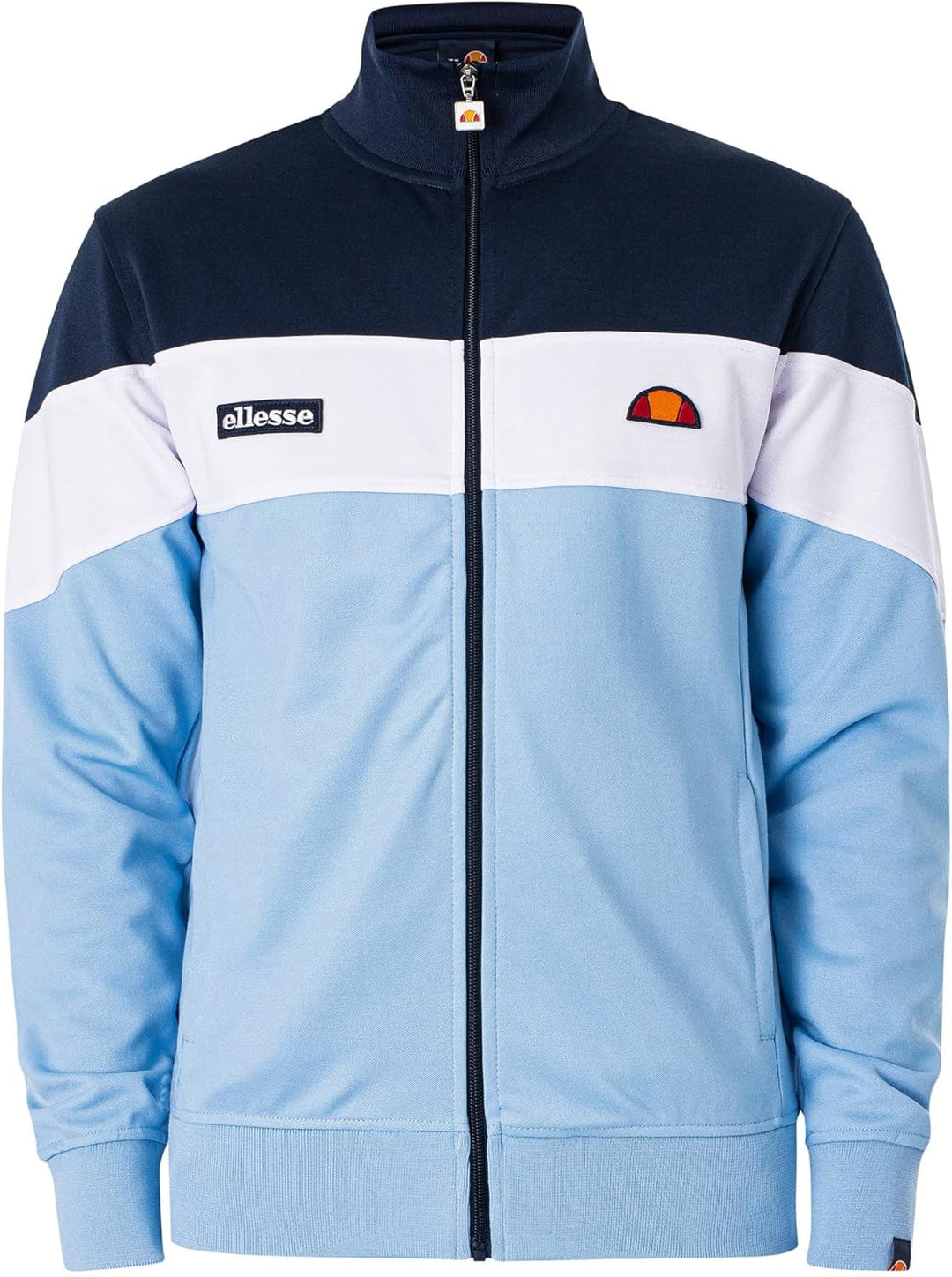 Ellesse Herren Caprini Jacke XXL Marineblau/Hellblau/Weiss, XXL Marineblau/Hellblau/Wei&#xDF;