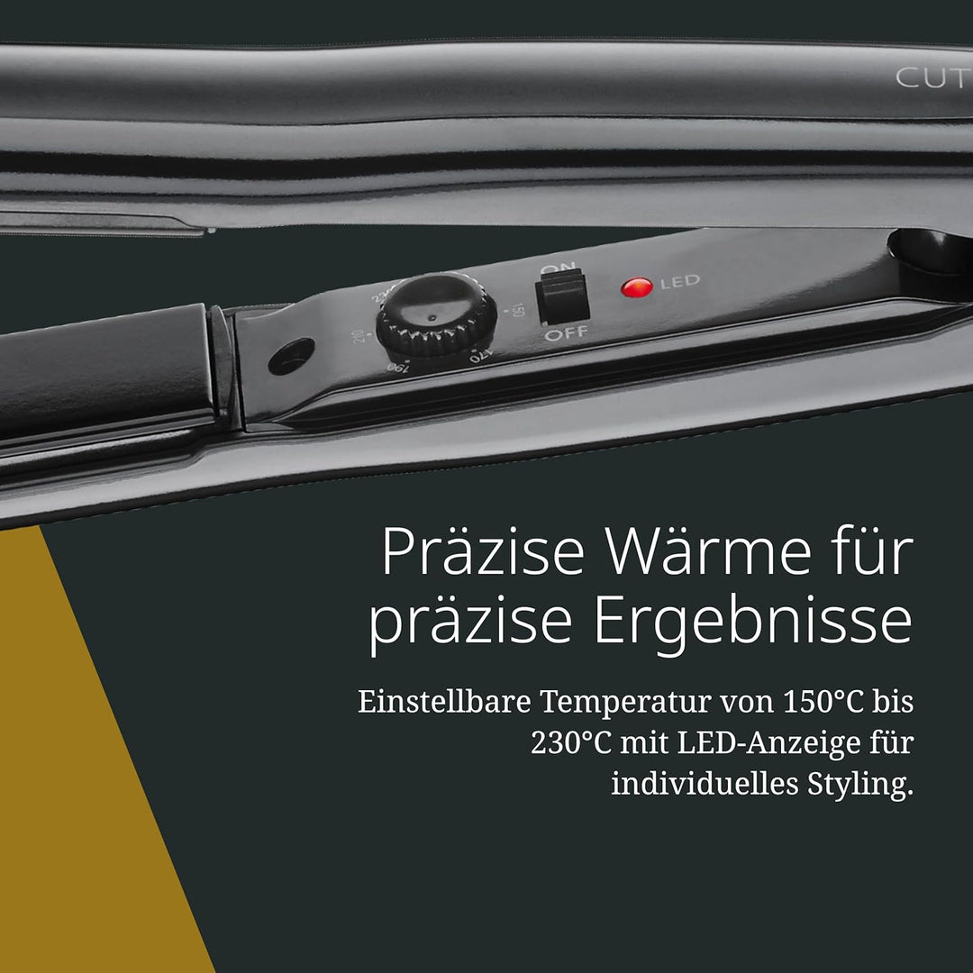 Wahl Cutek - Haarglätteisen mit Premium-Keramikbeschichtung - 60 Sekunden Aufheizzeit - 150-230°C
