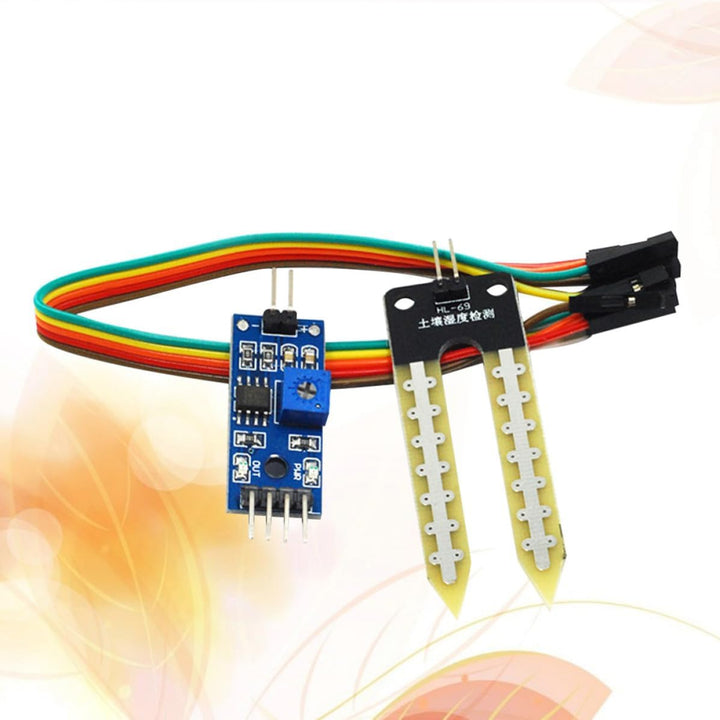 Yardwe 5 Stück Bodenfeuchtesensor Messgerät Modul mit Lm393, 3,3 V bis 5 V