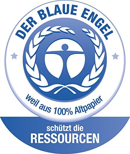 Exacompta 47675E 50er Pack Recycling-Aktenmappen Forever mit Verschlussklappe für DIN A4 Blauer Enge
