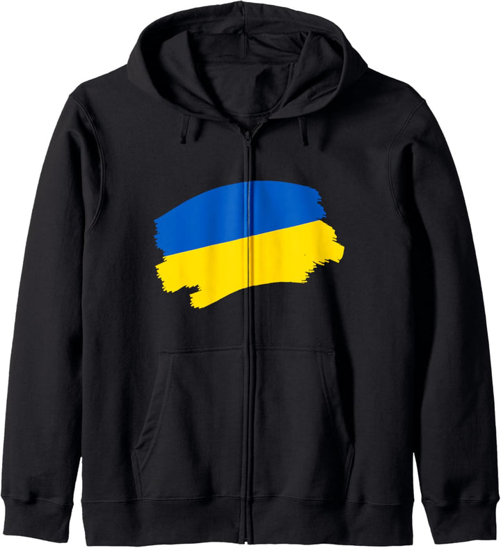 Ukrainische Flagge Ukraine Kapuzenjacke