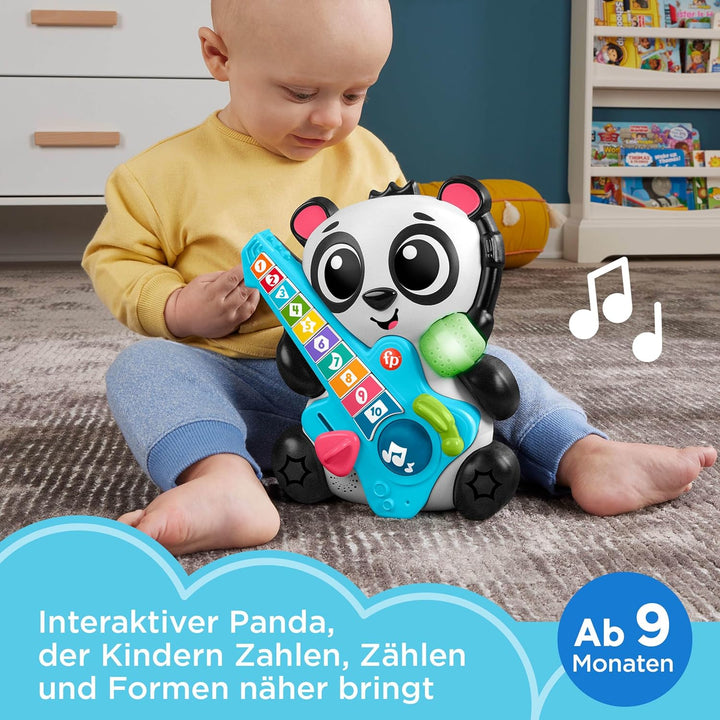 Fisher-Price Lernspielzeug für Babys und Kleinkinder, Beat Bande Zahlen & Zauber Panda Liz mit inter