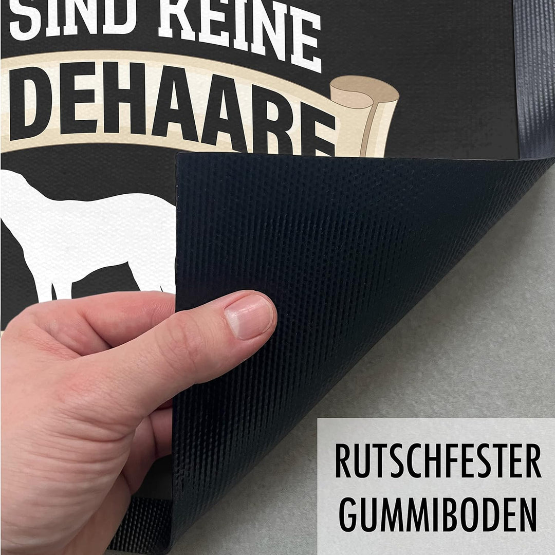 Trendation - Das Sind Keine Hundehaare Das Ist Deko Lustige Fussmatte Hund Spruch Geschenk 60x40 cm