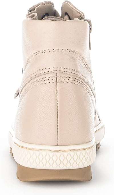 Gabor Damen Schnürstiefeletten | Frauen Schnürboots | High-Top Sneaker | Wechselfussbett | Reissvers