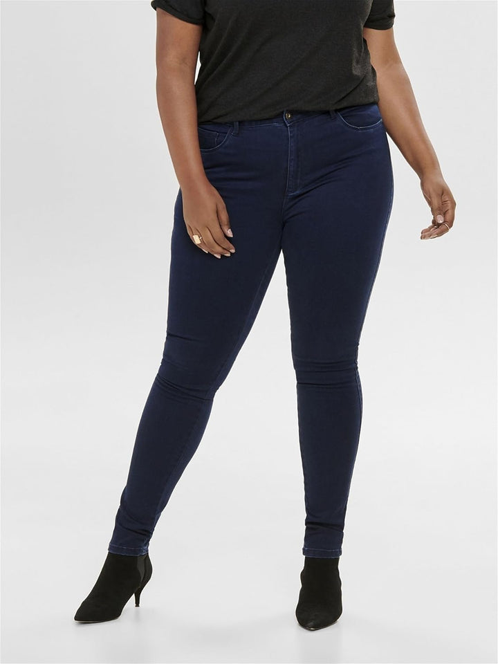 ONLY Damen Skinny-fit-Jeans 44W / 30L Blau (Dark Blue Denim Dark Blue Denim), 44W / 30L Blau (Dark B