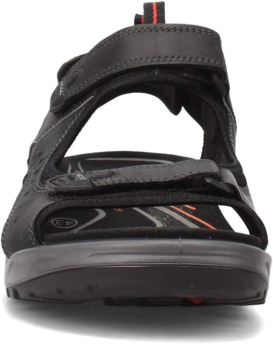 ECCO Herren Yucatan Sandal 41 EU Schwarz, 41 EU Schwarz