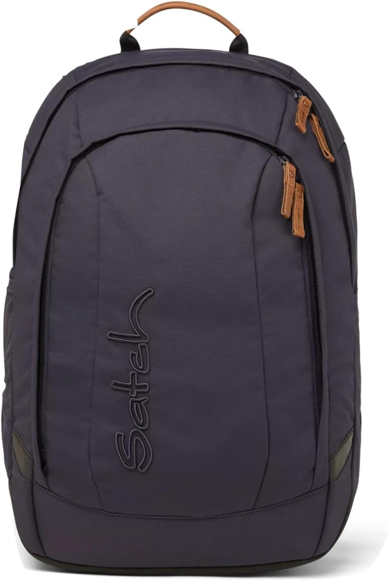 satch air Schulrucksack ab 5. Klasse gepolstert 26L Stauraum standfest Laptopfach Nordic Grey - Grau